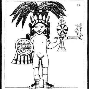 Tobacco In Aztec Ritual, Florentine Codex Tobacco In Aztec Ritual, Florentine Codex