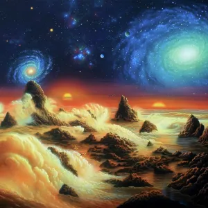 Twin Galaxies, Illustration