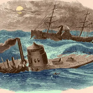 Wreck of the Ironclad USS Monitor, 1862 Wreck of the Ironclad USS Monitor, 1862