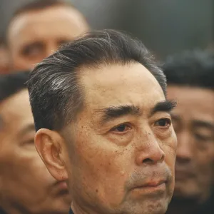 Zhou Enlai Print, Black and White Photograph