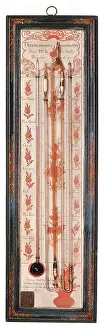 Object Prints: 18th Century Thermometer-Barometer