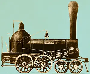 Locomotion Prints: 19th Century Locomotive