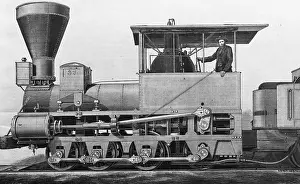 Transport Prints: 19th Century Locomotive