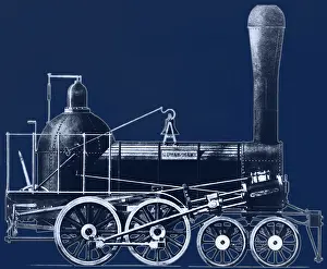 Transport Prints: 19th Century Locomotive