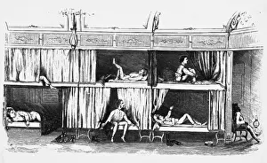 Travel Prints: 19th Century Sleeping Car