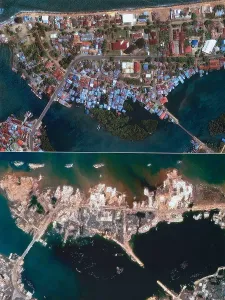 Satellite Prints: 2004 Indian Ocean Earthquake