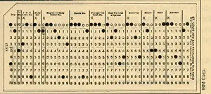 Storage Prints: 45 Column Punch Cards