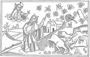 Fifteenth Prints: 5th Plague of Egypt, Diseased Livestock