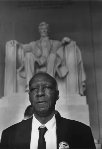 Prints of A. Philip Randolph, organizer of the demonstration, veteran labor leader who helped to found the Brotherhood of Sleeping Car Porters, American Federation of Labor (AFL) : A. Philip Randolph, March on Washington, 1963
