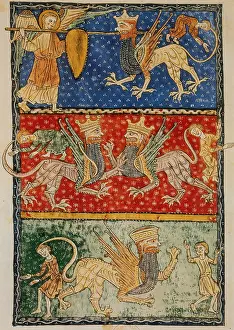 Folklore Prints: Abaddon and Scourge of Locusts, Apocalypse