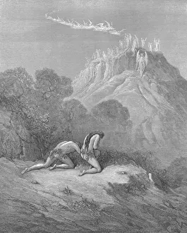 Poetry Prints: Adam and Eve, by Dore