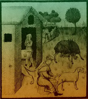 Workers Prints: Agriculture, Medieval Farming