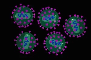 Horizontal Prints: AIDS virus