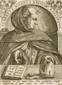 Bishop Prints: Albertus Magnus, Medieval Philosopher
