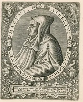 Middle Ages Prints: Albertus Magnus, Medieval Philosopher