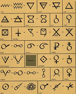 Alchemical Prints: Alchemical symbols