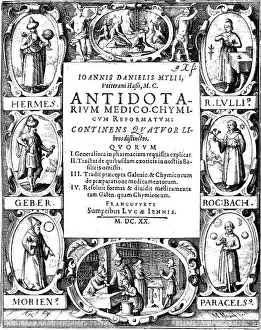 Frontispiece Prints: Alchemical Treatise