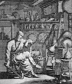 Workshop Prints: The Alchemist of Goudmaker, 18th Century