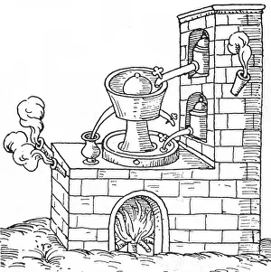 Andreas Prints: Alchemist's Still, 1606