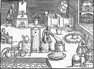 Distillation Prints: Alchemy, Distillation, 1580