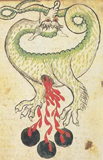 Folklore Prints: Alchemy, First Stage of Transmutation, 16th Century