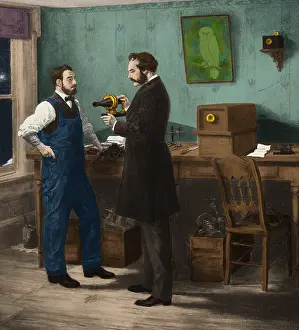 Transmission Prints: Alexander Graham Bell, Inventor of Telephone