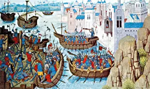 Macedonian Prints: Alexander the Great, Siege of Tyre, 332 BC