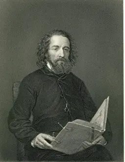 Lord Prints: Alfred, Lord Tennyson, English Poet Laureate
