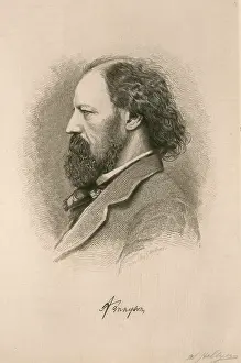 Poet Prints: Alfred, Lord Tennyson, English Poet Laureate