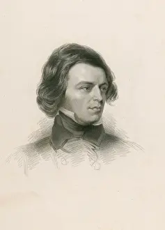 British History Prints: Alfred, Lord Tennyson, English Poet Laureate