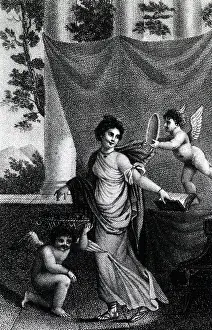 Culture Prints: Allegorical Depiction of Beauty, 19th Century