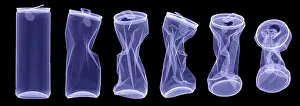 Beer Prints: Aluminum Cans, X-Ray