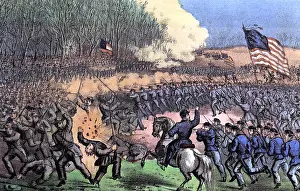 1863 Prints: American Civil War, Battle of Chancellorsville, 1863