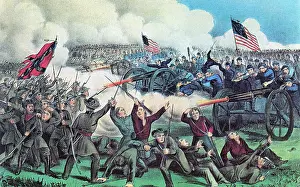 Number Prints: American Civil War, Battle of Gettysburg, 1863