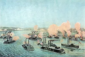 Number Prints: American Civil War, Battle of Island Number Ten, 1862