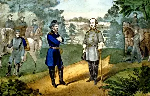Place Prints: American Civil War, Surrender of General Johnston, 1865
