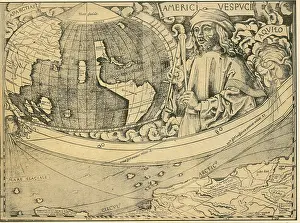 Martin Prints: Amerigo Vespucci, Italian Explorer