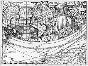 Martin Prints: Amerigo Vespucci, Italian Explorer