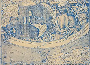 Martin Prints: Amerigo Vespucci, Italian Explorer