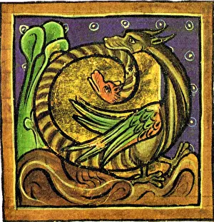 Folklore Prints: Amphisbaenae, Legendary Creature