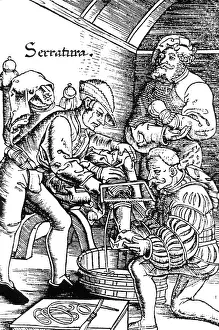 Surgeon Prints: Amputation, 16th Century