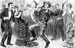 Revolver Prints: 'An Unpleasant Guest', 1883