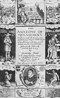 Literature Prints: The Anatomy of Melancholy