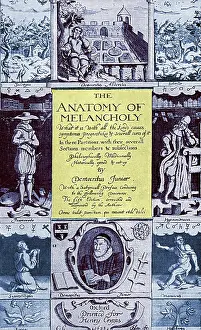Literature Prints: The Anatomy of Melancholy