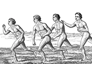 Competition Prints: Ancient Olympic Games, Stadion, Foot Race