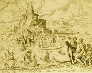 Martin Prints: Ancient Wonder of the World, Lighthouse of Alexandria