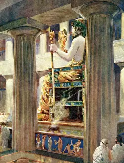 Statues Prints: Ancient Wonder of the World, Zeus at Olympia