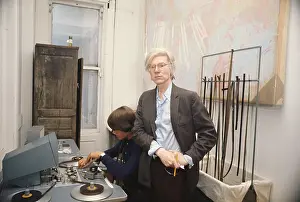 Famous People Prints: Andy Warhol in His Studio, 1978