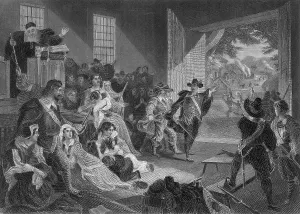 Colonial Prints: The Angel of Hadley, 1675