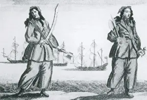 Read Prints: Anne Bonny and Mary Read, 18th Century Pirates